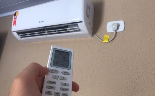 Imagem: ar condicionado residencial.